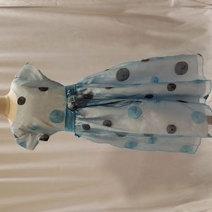 Ellie Light Blue Size 12 Girls Special Occasion Cap Sleeve Dress